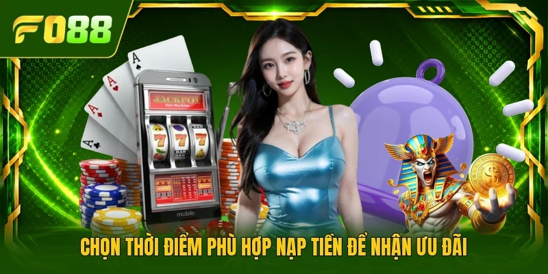 Chọn thời điểm phù hợp nạp tiền để nhận ưu đãi