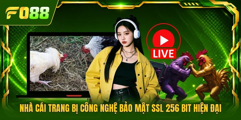 Nhà cái trang bị công nghệ bảo mật SSL 256 bit hiện đại