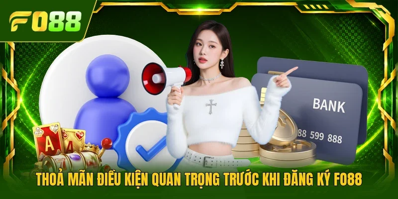 Thoả mãn điều kiện quan trọng trước khi đăng ký FO88