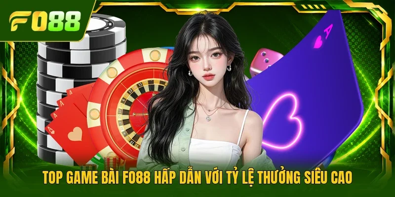Top game bài Fo88 hấp dẫn với tỷ lệ thưởng siêu cao 